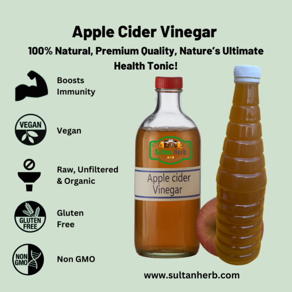 Apple Cider Vinegar  Natural, Raw & Unfiltered with Mother